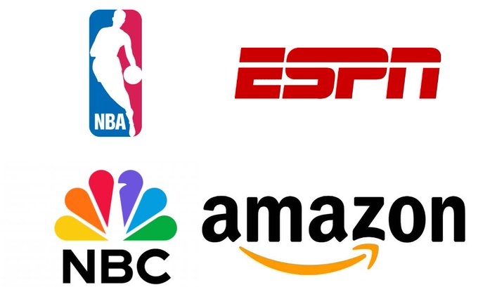 ️NBA即将与ESPN、NBC、亚马逊达成11年760亿美元的转播协议